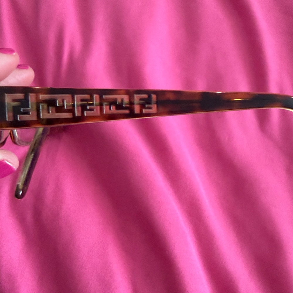 Fendi Tortoise Shell Rectangular Glasses - image 3